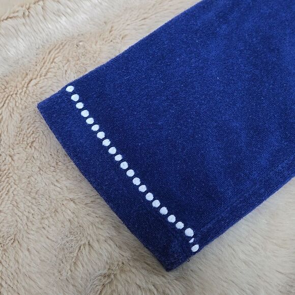 JANIE AND JACK BLUE LONG-SLEEVE SWIM COVER-UP, SIZE 8 - Picture 4 of 8